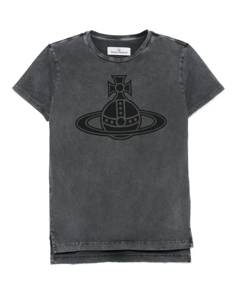 Vivienne Westwood Paris Orb Mini Peru T-Shirt - Grau Grau