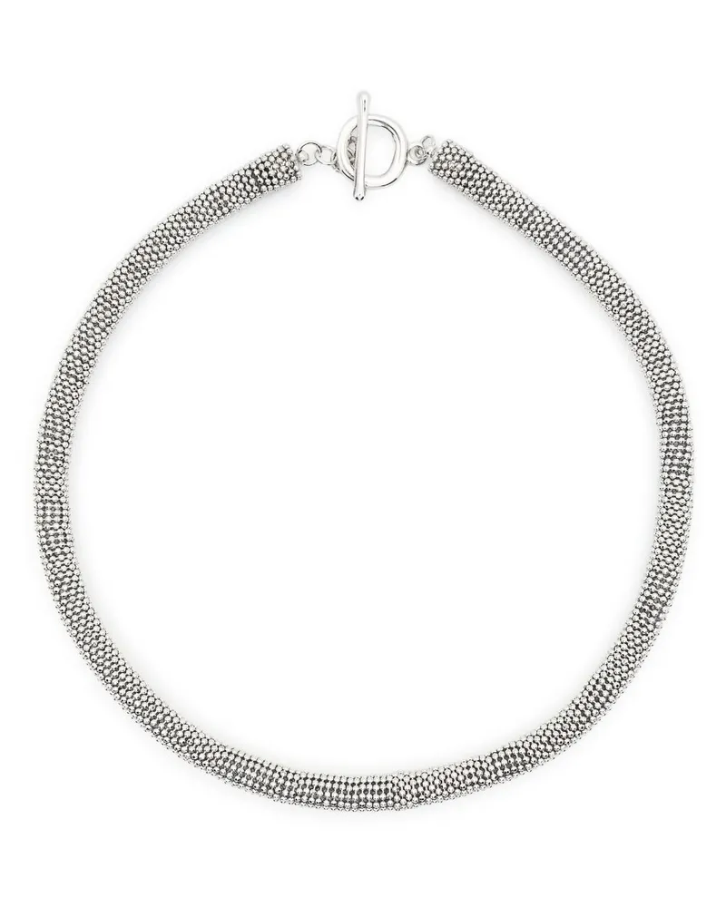 Fabiana Filippi Halskette mit breiten Gliedern - Silber Silber
