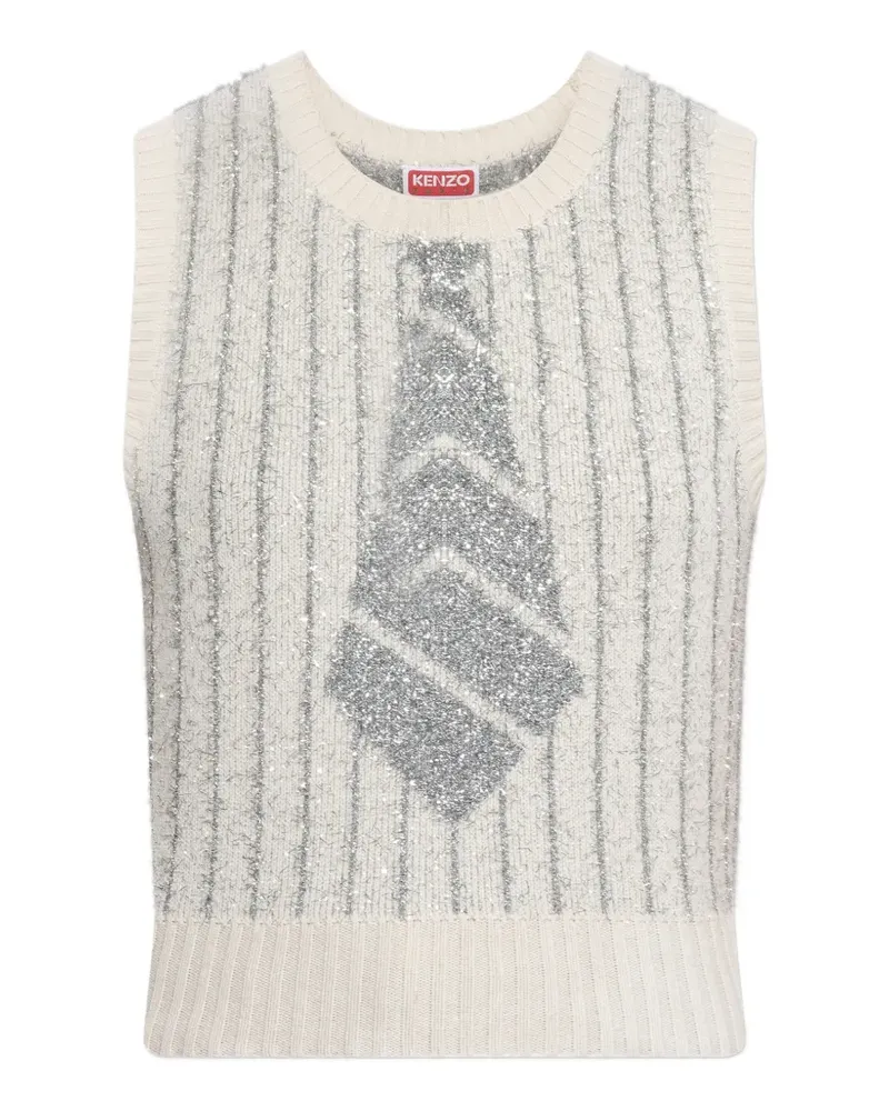 Kenzo Pullunder aus Lurex - Nude Nude