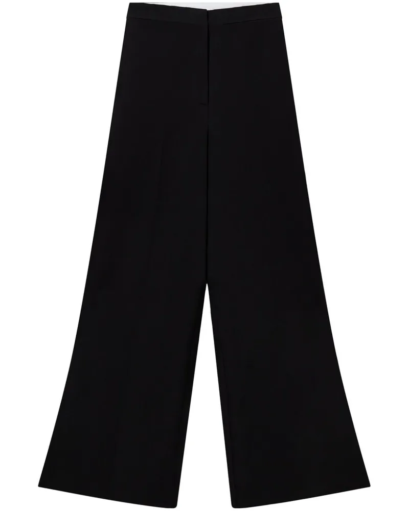 Stella McCartney Hose mit hohem Bund Schwarz