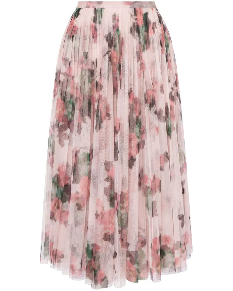 Philosophy Di Lorenzo Serafini Midihemd mit Blumen-Print - Rosa Rosa