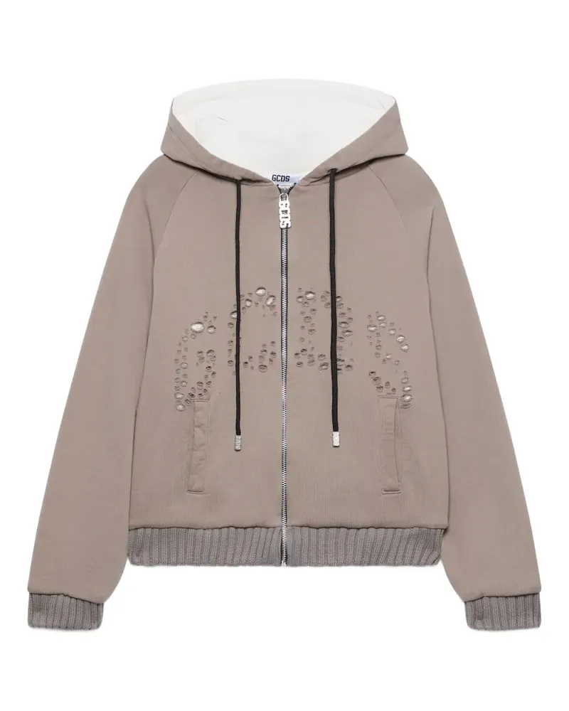 GCDS Pullover im Distressed-Look - Nude Nude