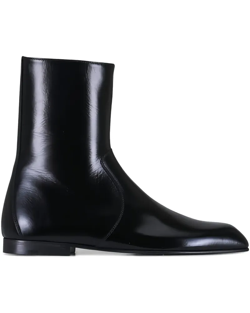 KHAITE Colt Stiefeletten mit Reißverschluss - Schwarz Schwarz