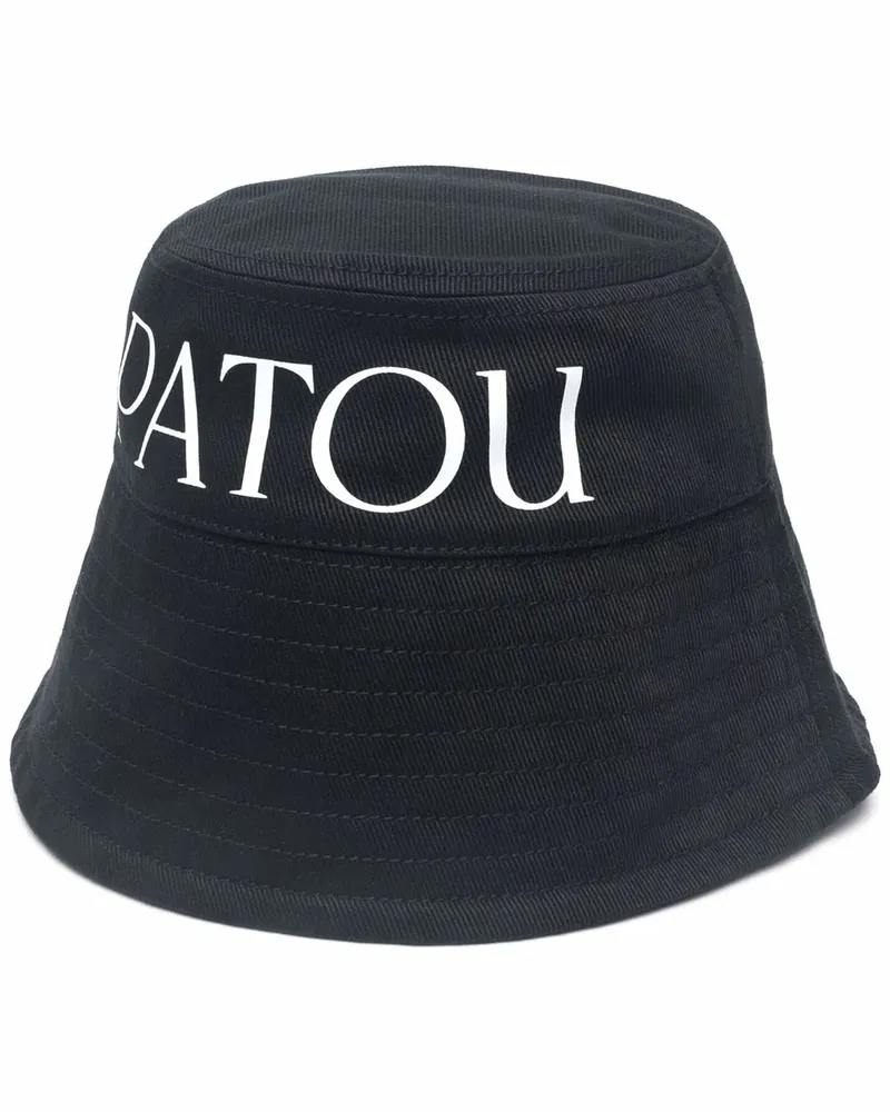 Patou Fischerhut mit Logo-Print - Schwarz Schwarz