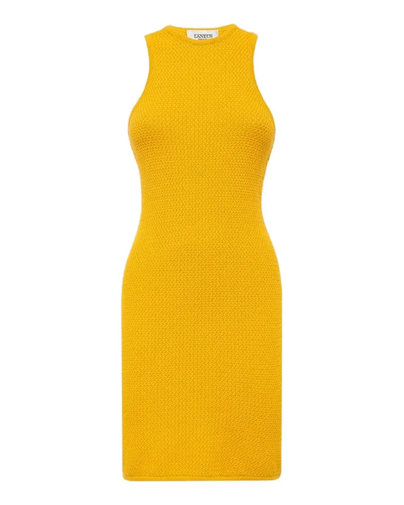 Laneus sleeveless knitted dress - Gelb Gelb