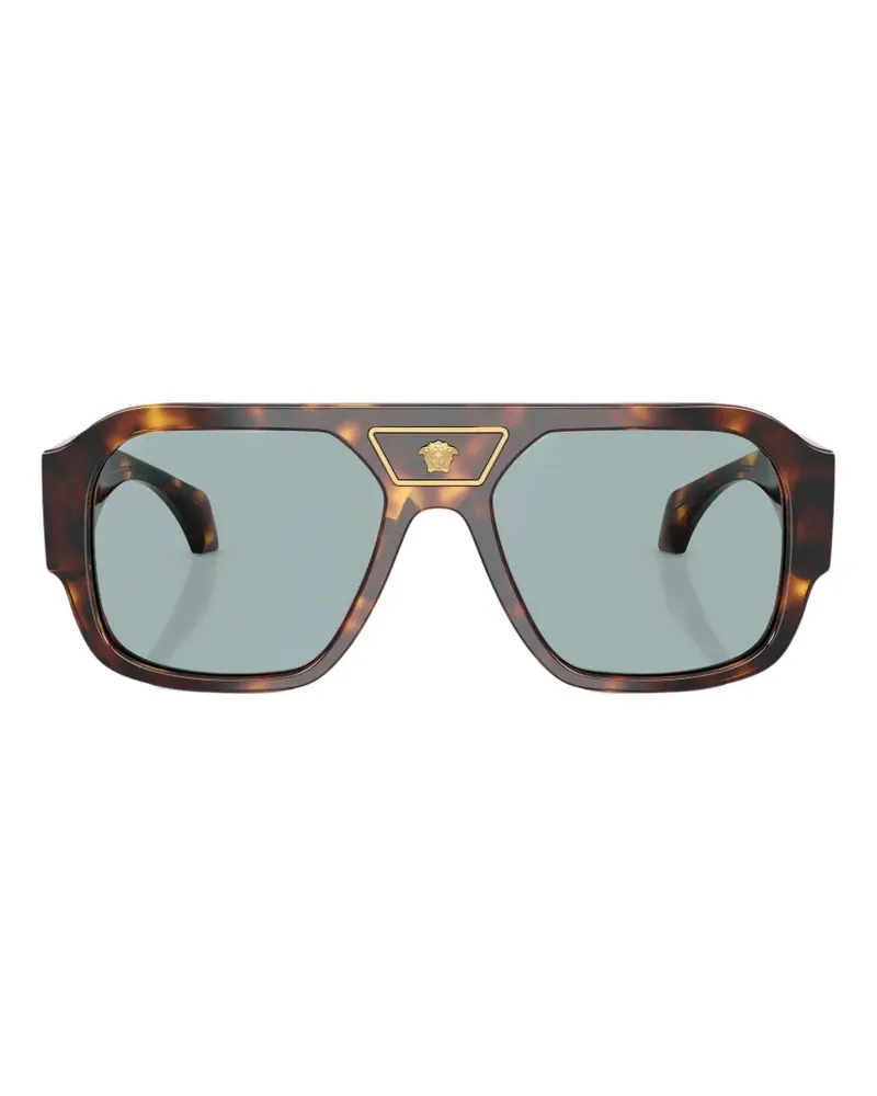Versace squar- frame sunglasses - Braun Braun