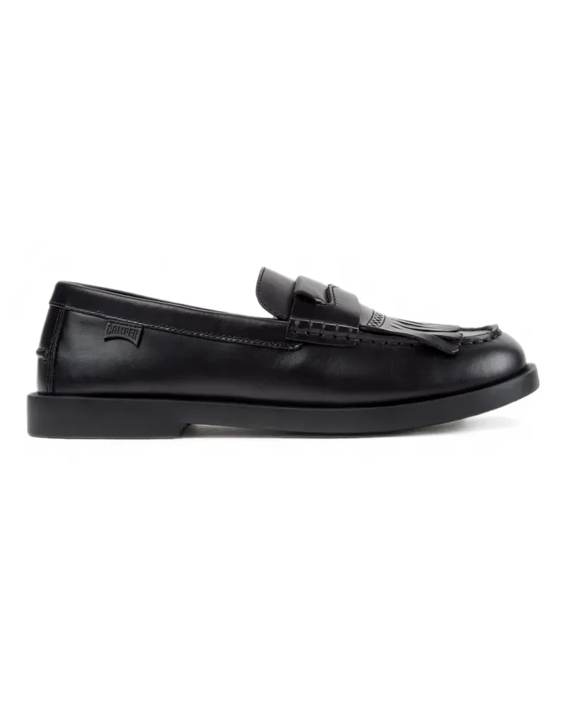 Camper Twins Kiltie Loafer mit Quasten - Schwarz Schwarz
