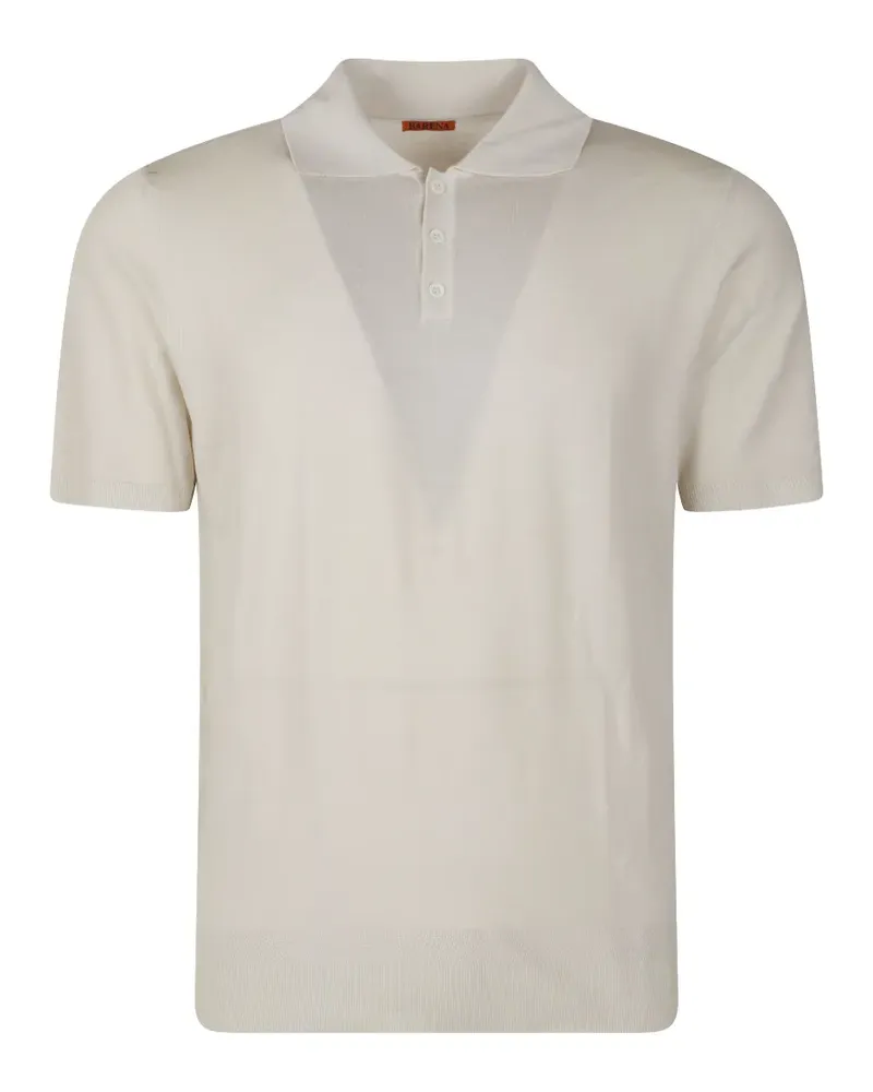 BARENA short-sleeve polo shirt - Weiß Weiß