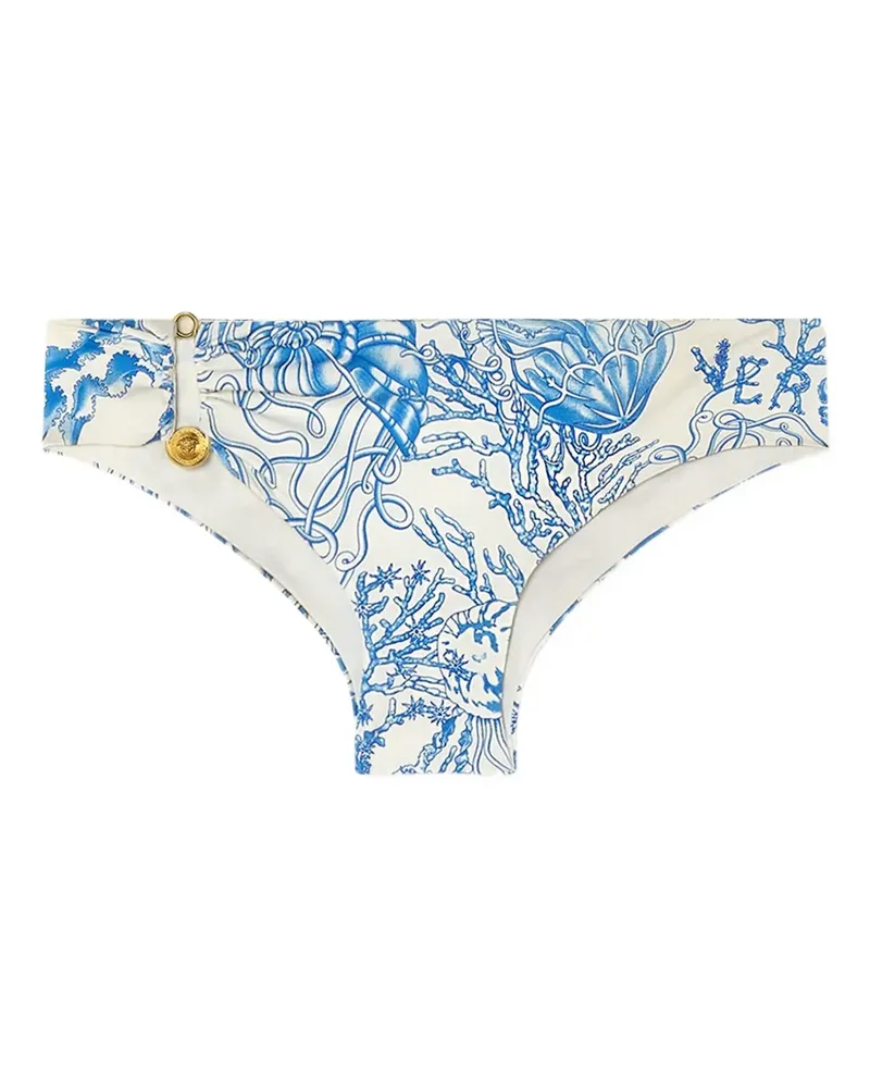 Versace Underwater Barocco Bikinihöschen - Nude Nude