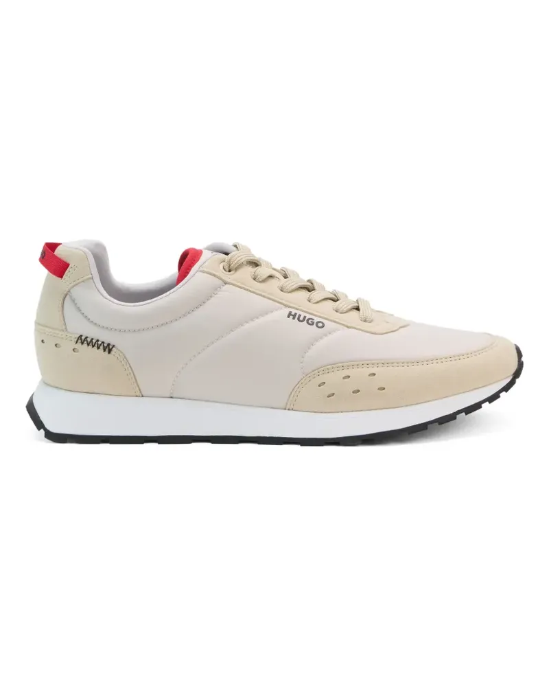 HUGO BOSS Sneakers im Retro-Look mit Faux-Wildleder - Grau Grau