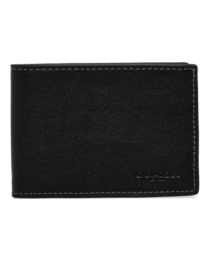 Coach Portemonnaie mit Klappe - Schwarz Schwarz