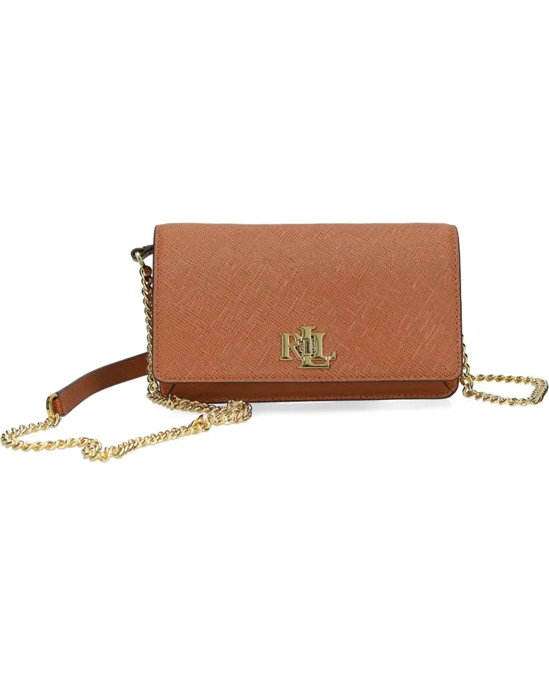 Ralph Lauren Umhängetasche mit Logo-Schild - Braun Braun