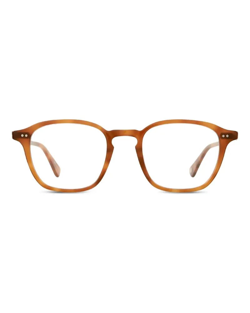Garrett Leight Markus Brille mit eckigem Gestell - Braun Braun