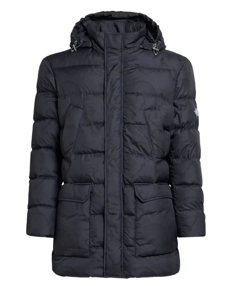 Etro Gesteppte Kapuzenjacke - Schwarz Schwarz