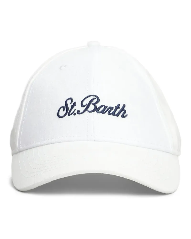 MC2 Saint Barth Baseballkappe mit Logo-Stickerei - Weiß Weiß