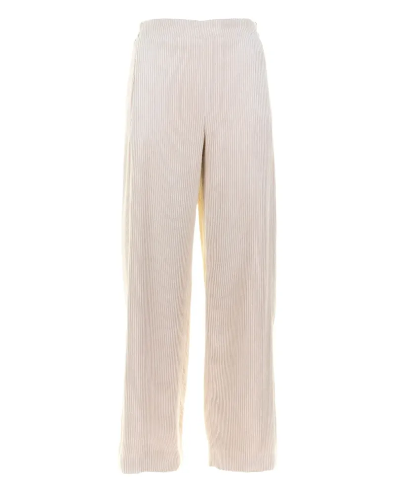 VIA MASINI 80 corduroy trousers - Nude Nude