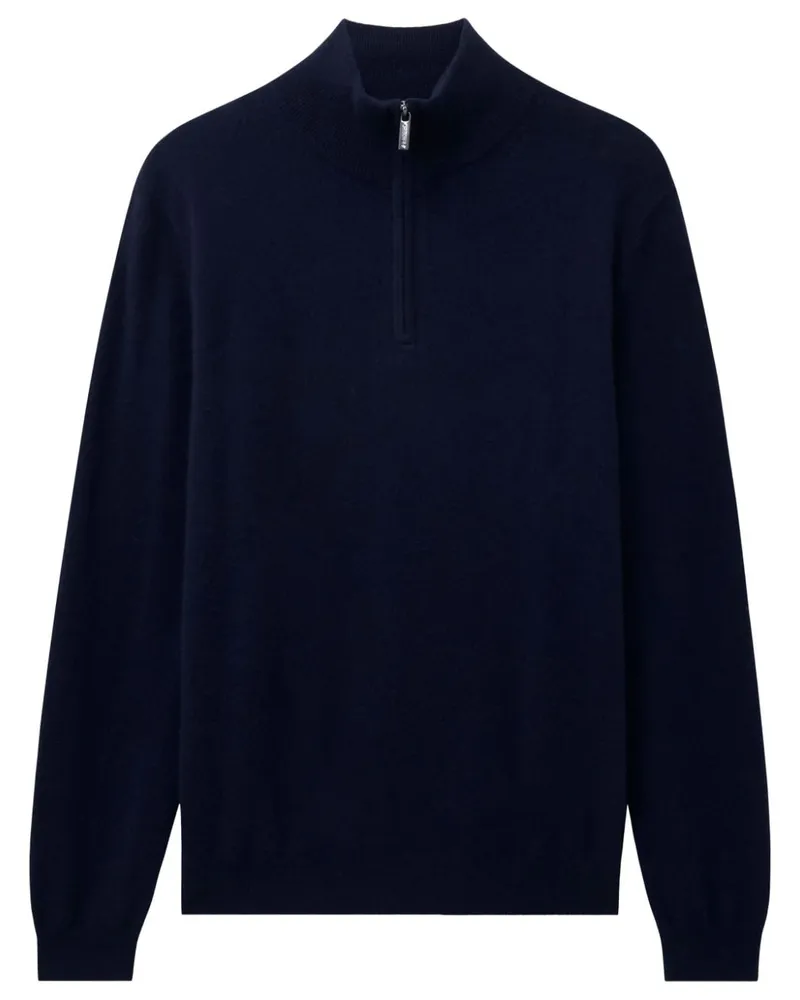 Pringle of Scotland Kaschmirpullover mit Reißverschluss - Blau Blau