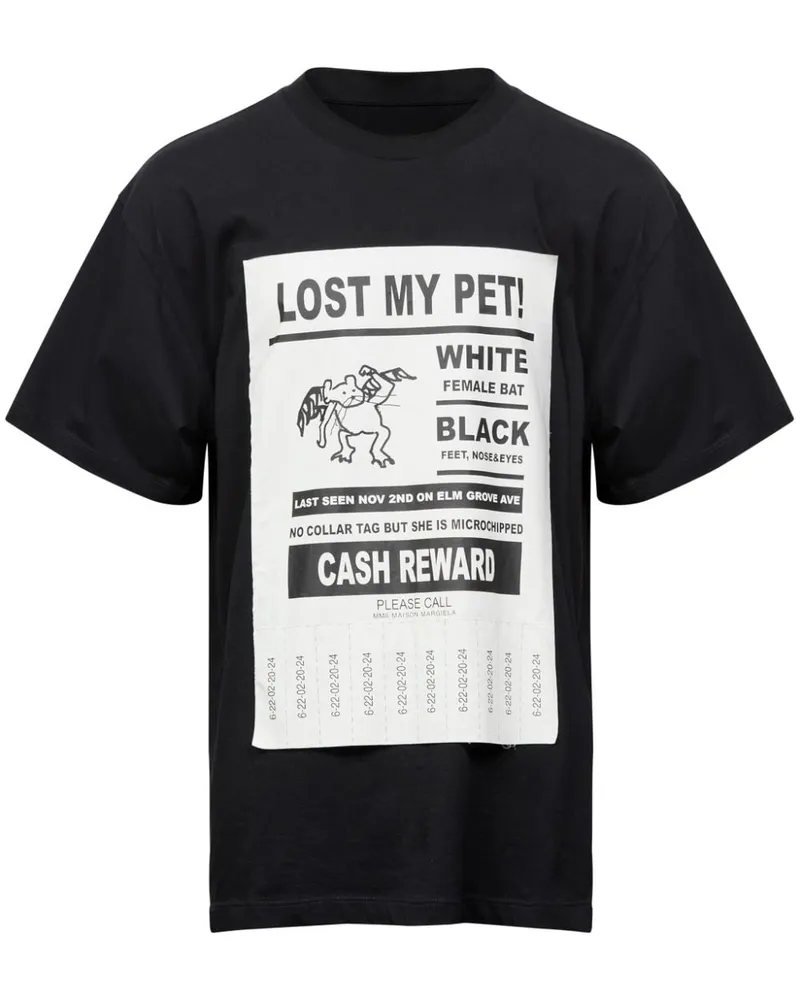 Maison Margiela Lost My Pet T-Shirt - Schwarz Schwarz