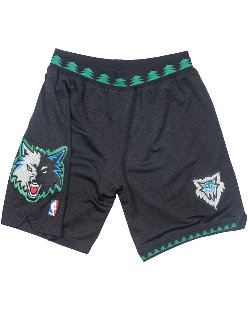Mitchell & Ness 2003/04 Minnesota Timberwolves Authentic Shorts - Schwarz Schwarz