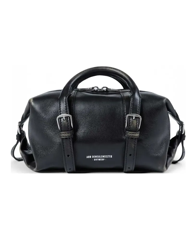 Ann Demeulemeester small Terra leather tote bag - Schwarz Schwarz
