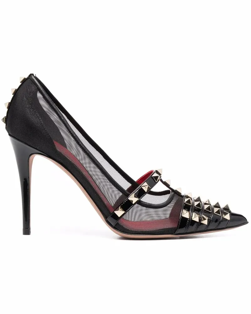 Valentino Garavani Pumps mit Nieten - Schwarz Schwarz