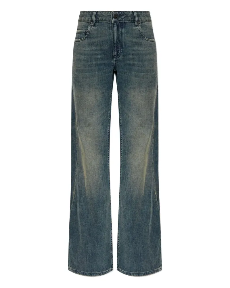 Balenciaga Buttoned Denim Jeans - Blau Blau