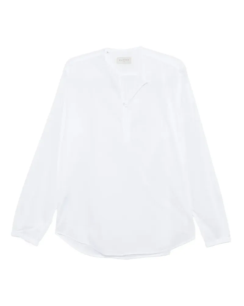 PAURA Geknöpftes Euclide Hemd - Weiß Weiß