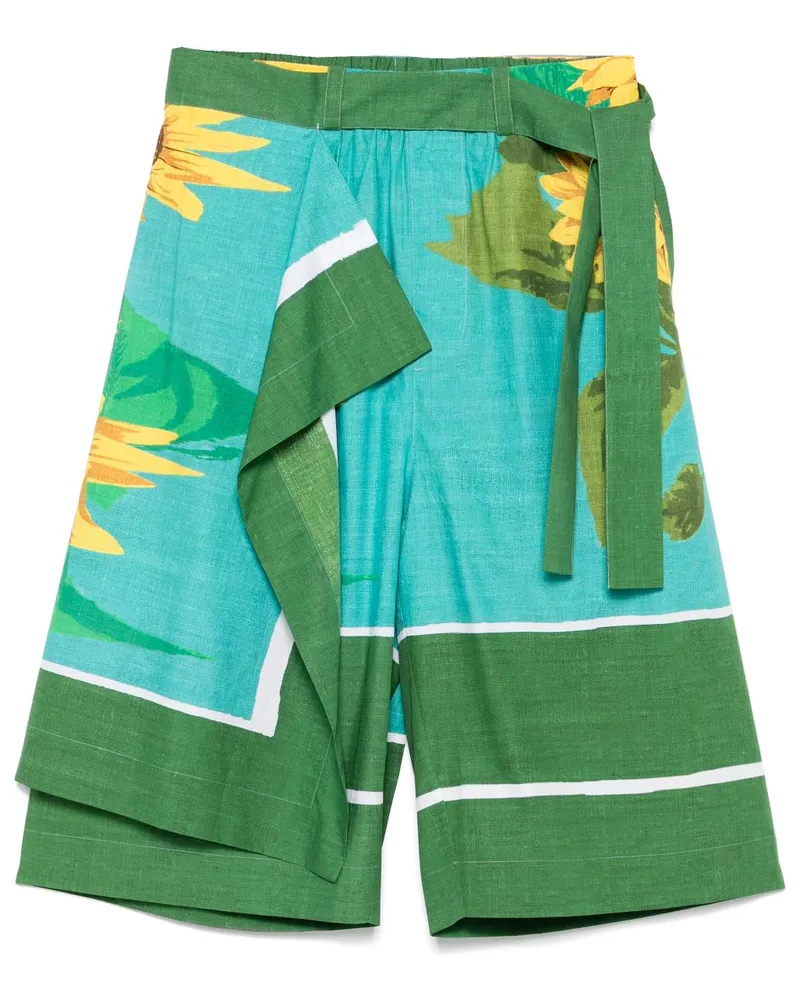 Craig Green Towel Shorts - Grün Grün