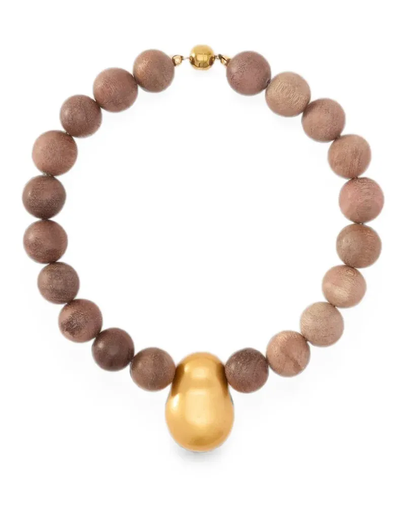 JULIETTA Melbo beaded necklace - Gold Gold