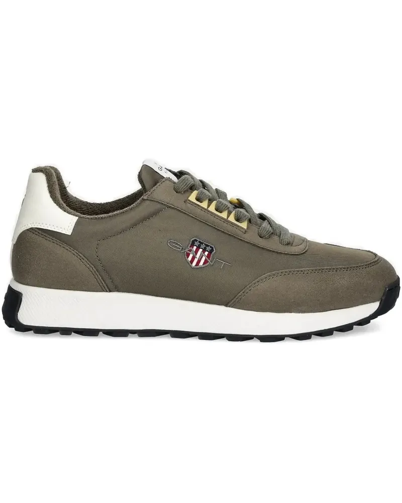 Gant Sneakers aus Wildleder mit Logo-Patch - Grün Grün