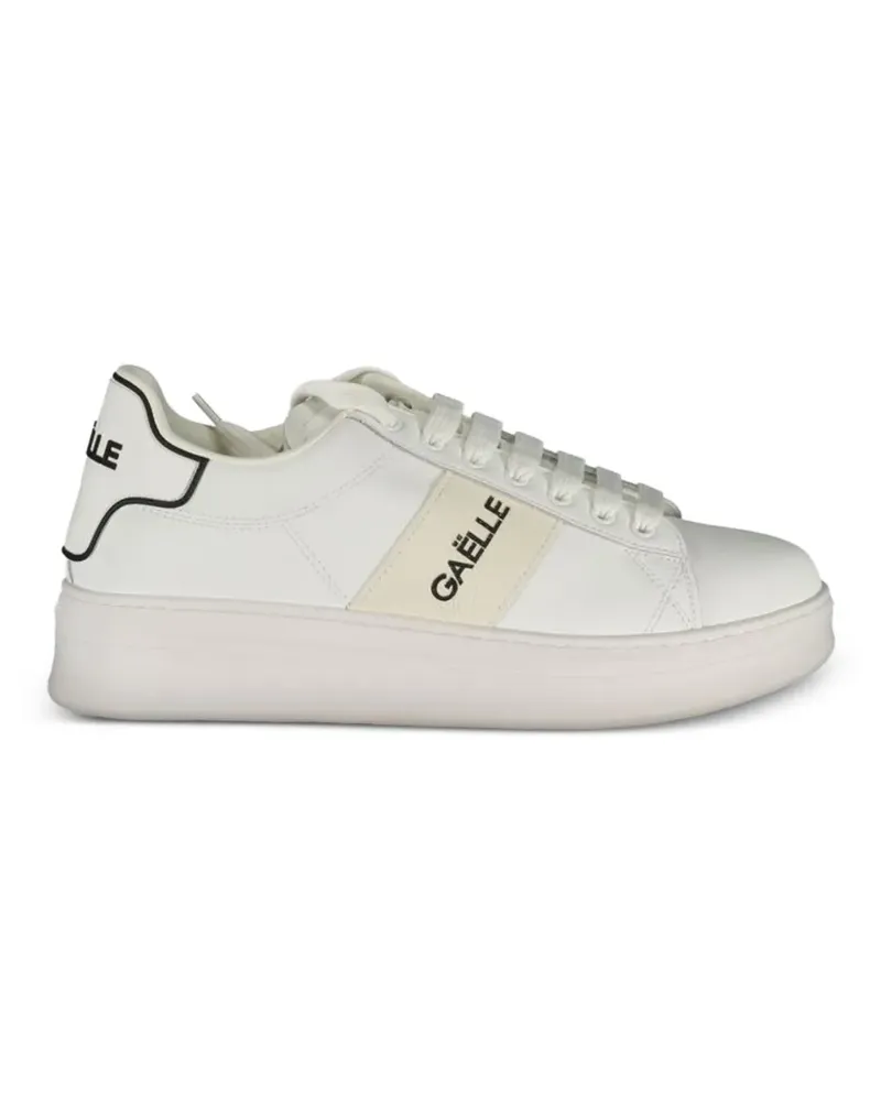 Gaëlle Bonheur Sneakers mit Logo-Print - Weiß Weiß
