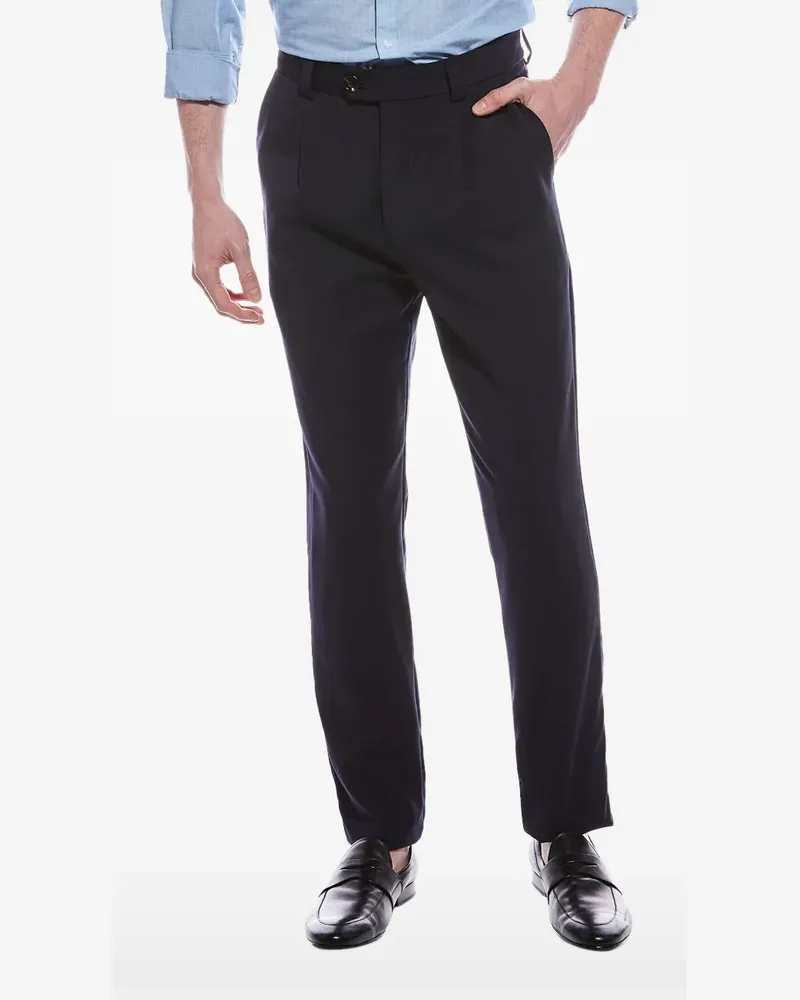 Brunello Cucinelli tailored pleated trousers - Blau Blau