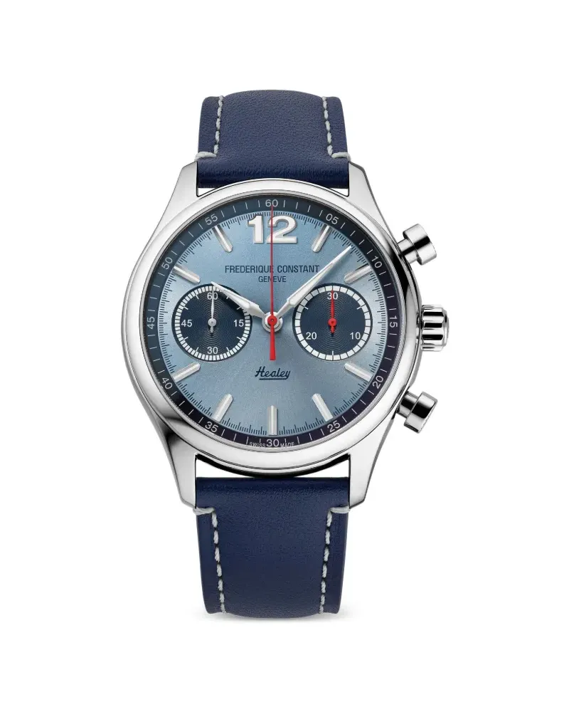 Frédérique Constant Classics Vintage Rally Healey 42mm - Blau Blau