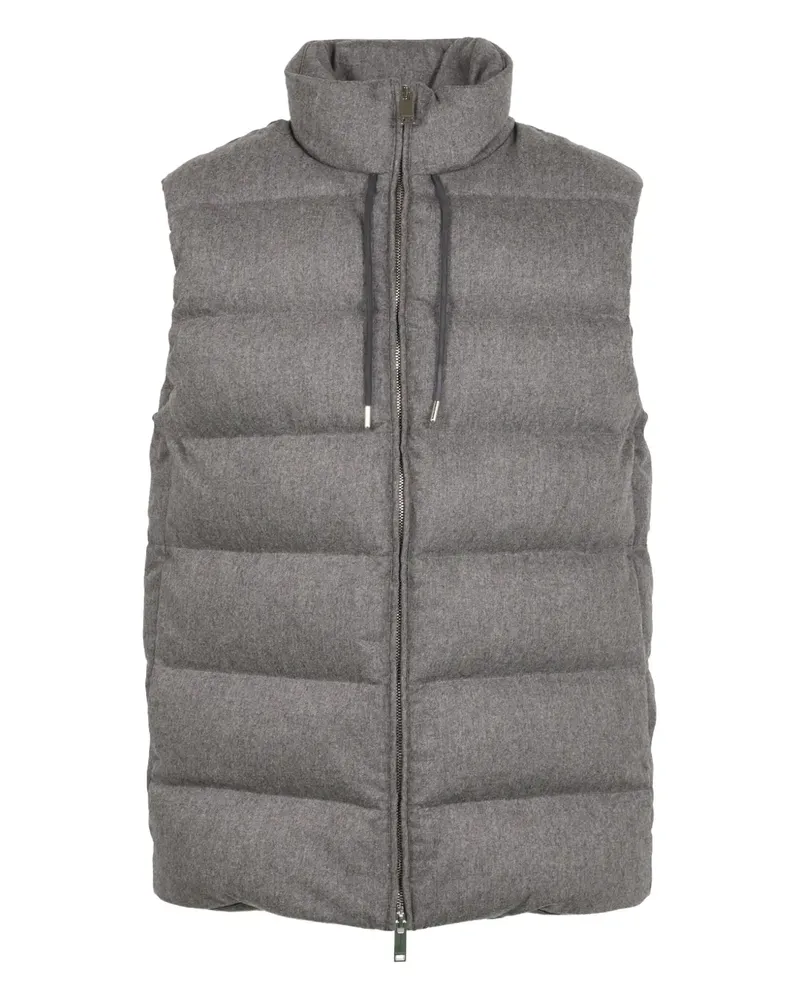 Slowear zip-up padded jacket - Grau Grau