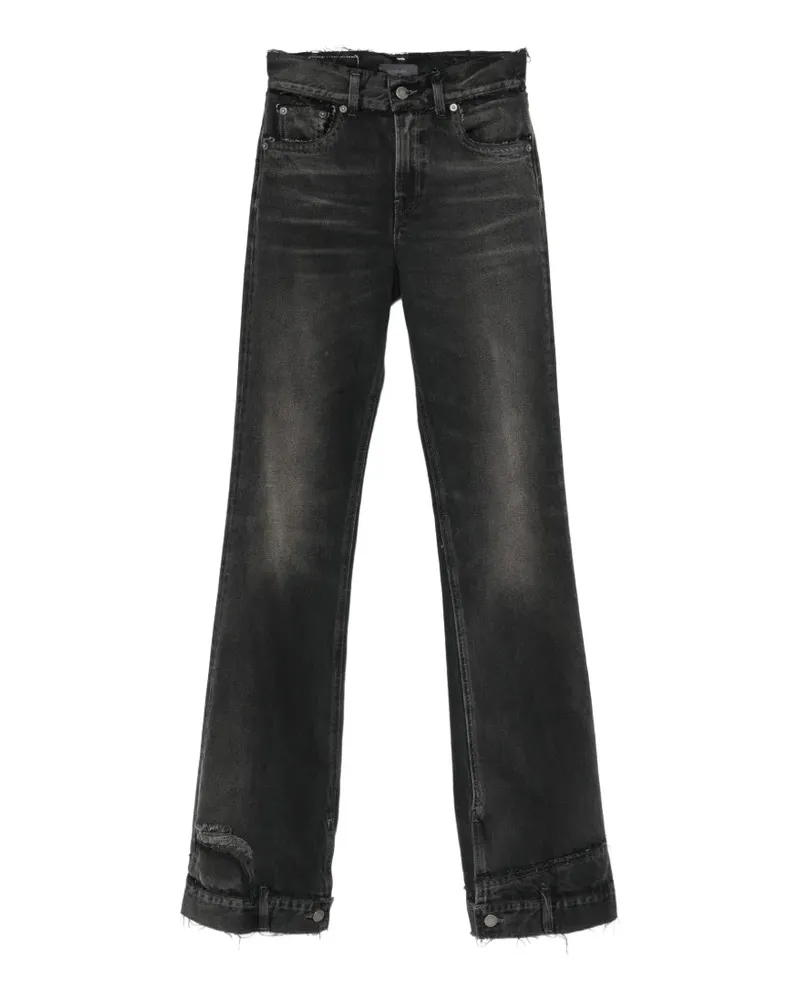 Haikure Jeans im Distressed-Look - Schwarz Schwarz