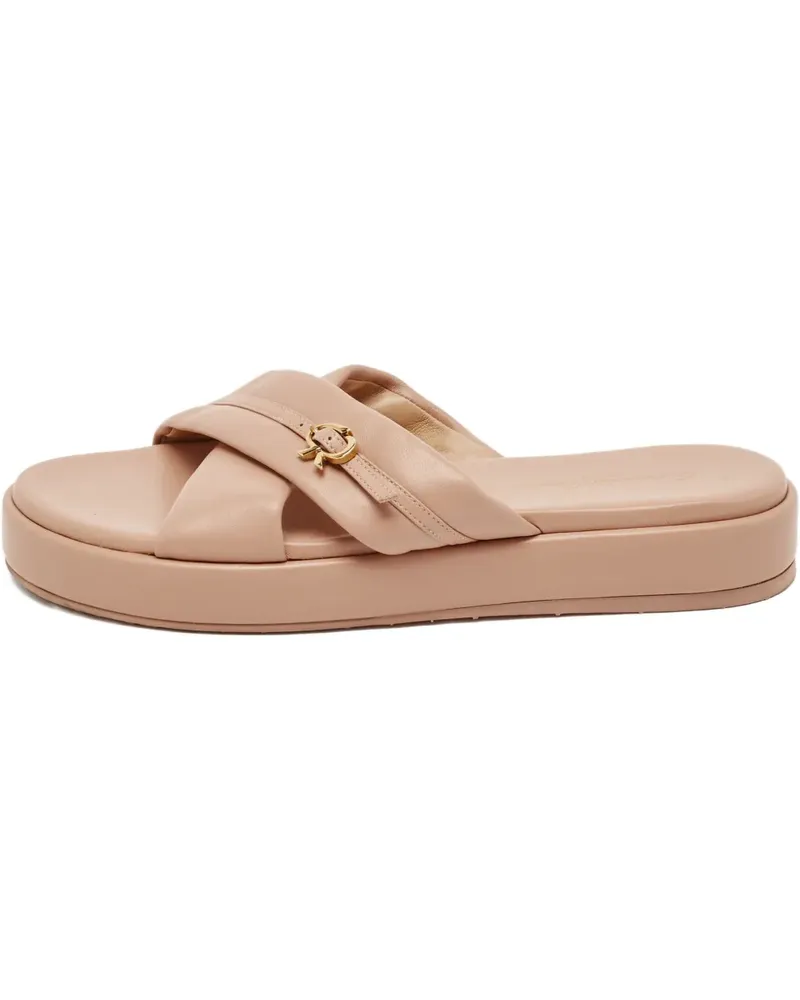 Gianvito Rossi 2024 Plateau-Sandalen - Nude Nude