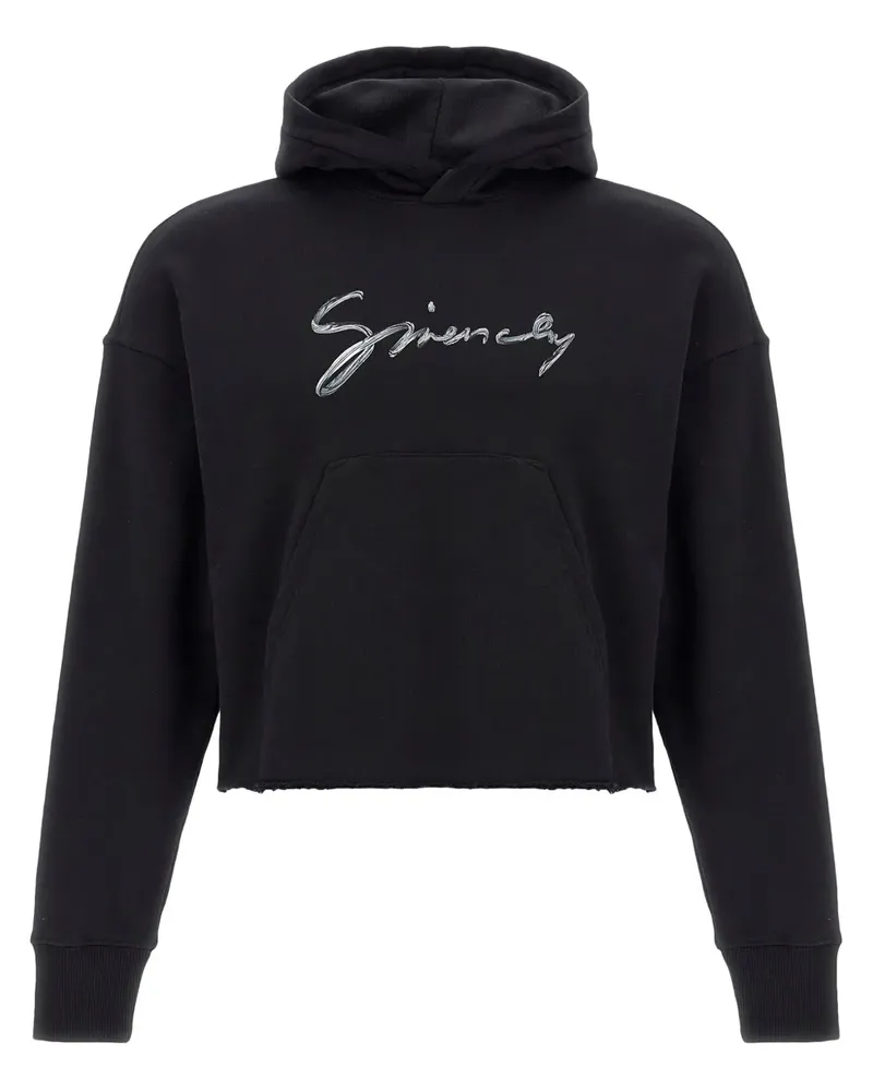 Givenchy Cropped-Hoodie - Schwarz Schwarz