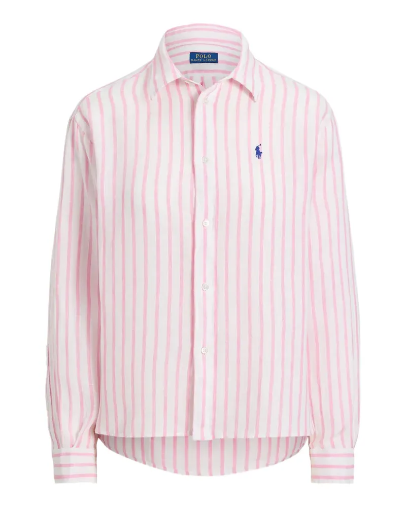 Ralph Lauren Gestreiftes Hemd - Weiß Weiß