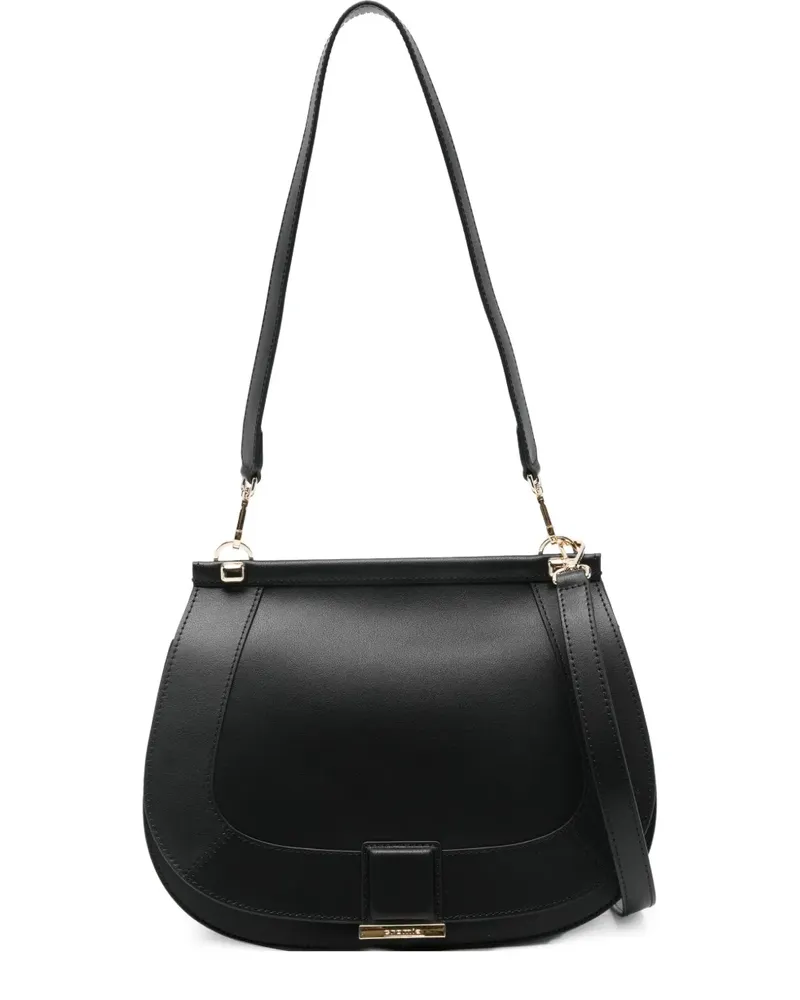 Cromia Half-Moon Satchel-Tasche - Schwarz Schwarz