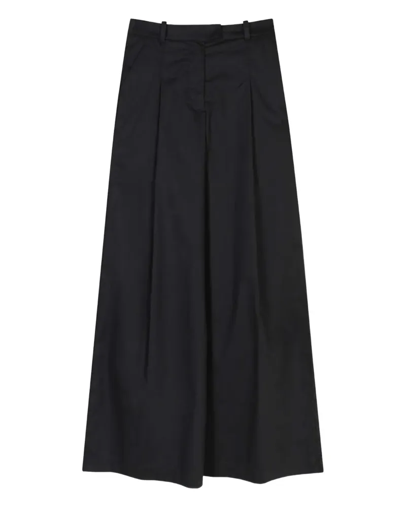 MALLONI Hose mit Bundfalten - Schwarz Schwarz