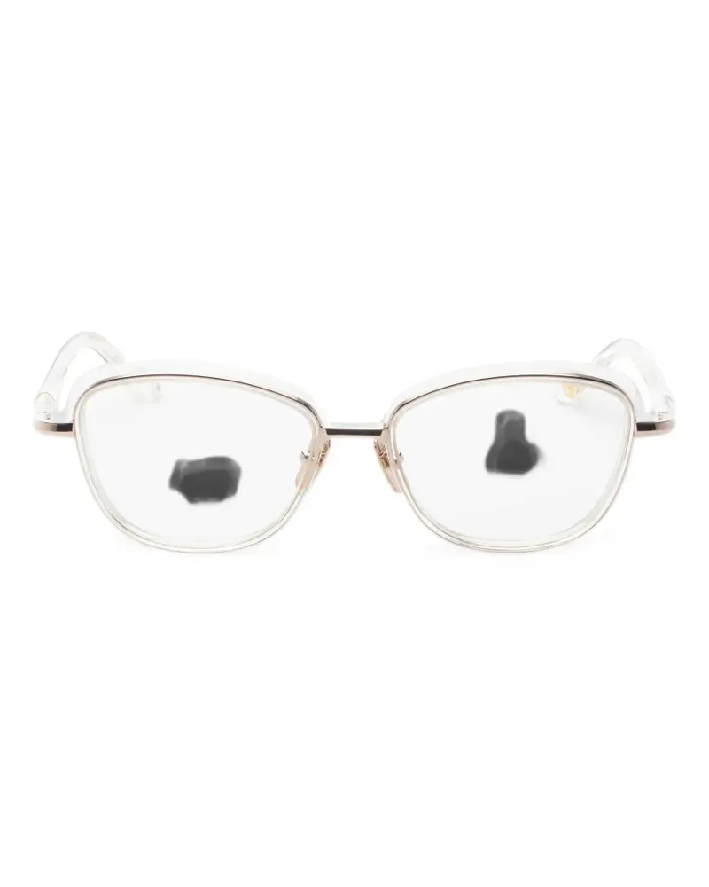 DITA Eckige Litavu Brille - Weiß Weiß