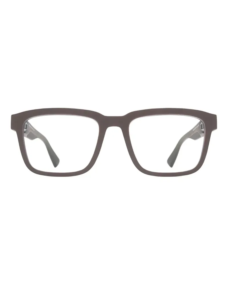 Mykita Helicon square-frame glasses - Braun Braun