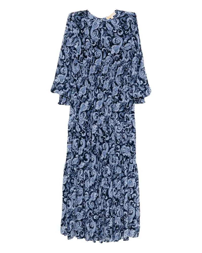 Michael Kors paisley printed dress - Blau Blau
