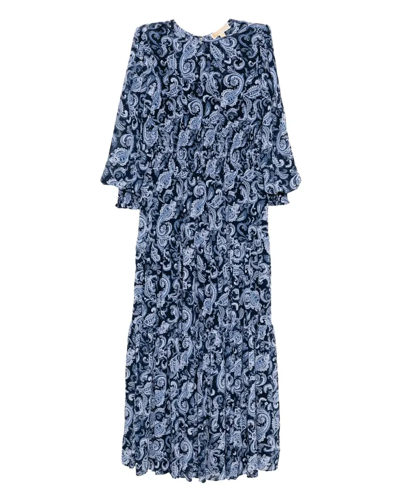 Michael Kors Kleid mit Paisley-Print - Blau Blau