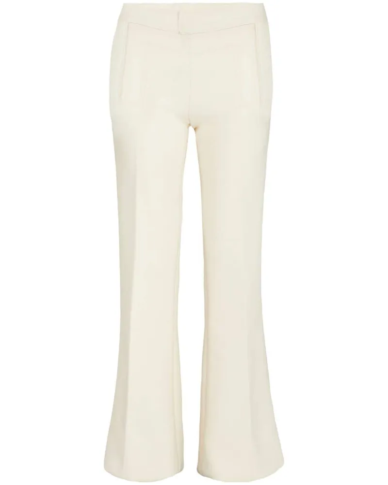 Giambattista Valli Ausgestellte Gabardine-Hose - Nude Nude