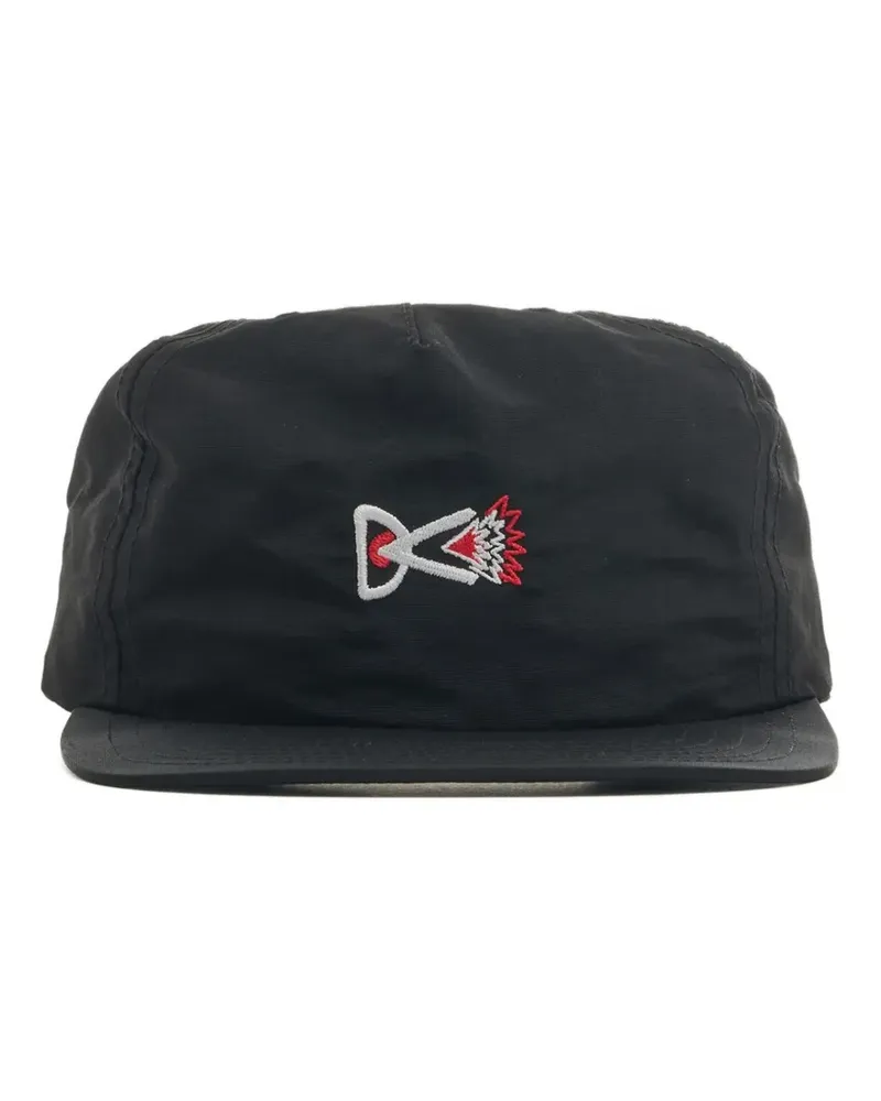District Vision embroidered-panel cap - Schwarz Schwarz