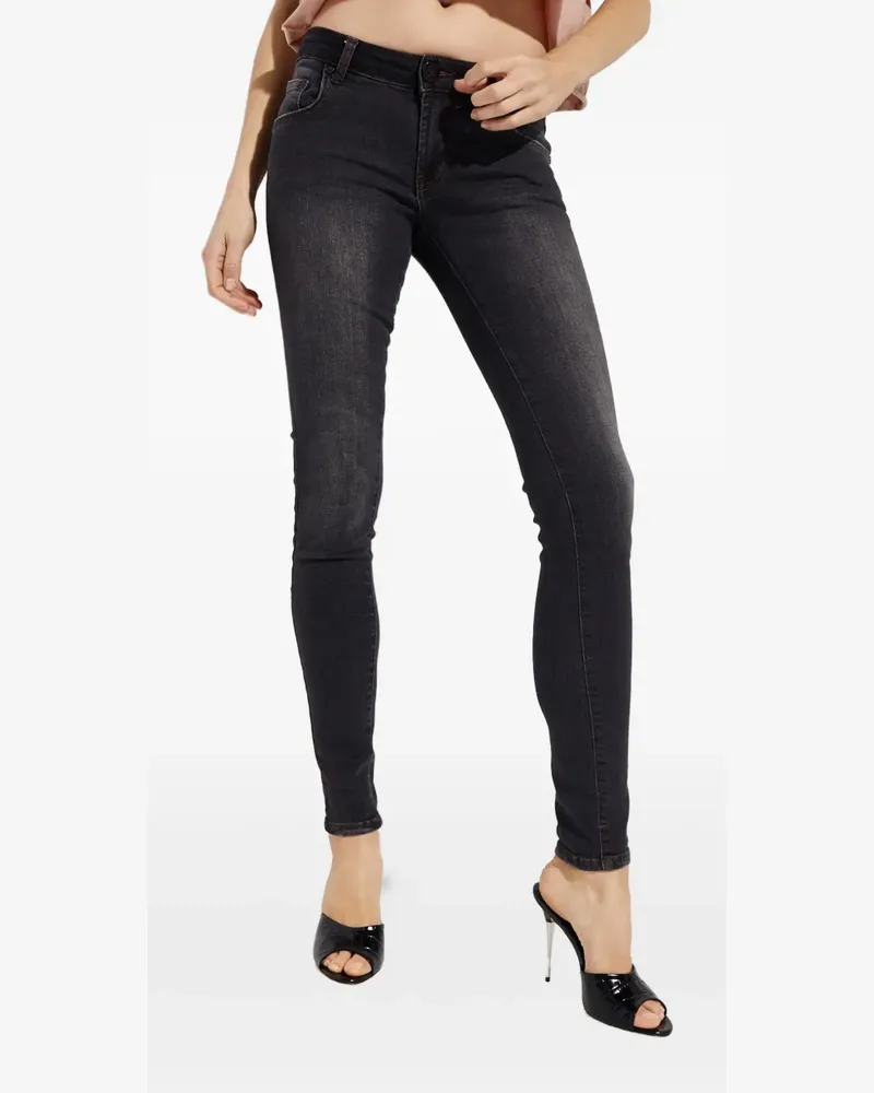 One Teaspoon Freebirds II logo-patch jeans - Grau Grau