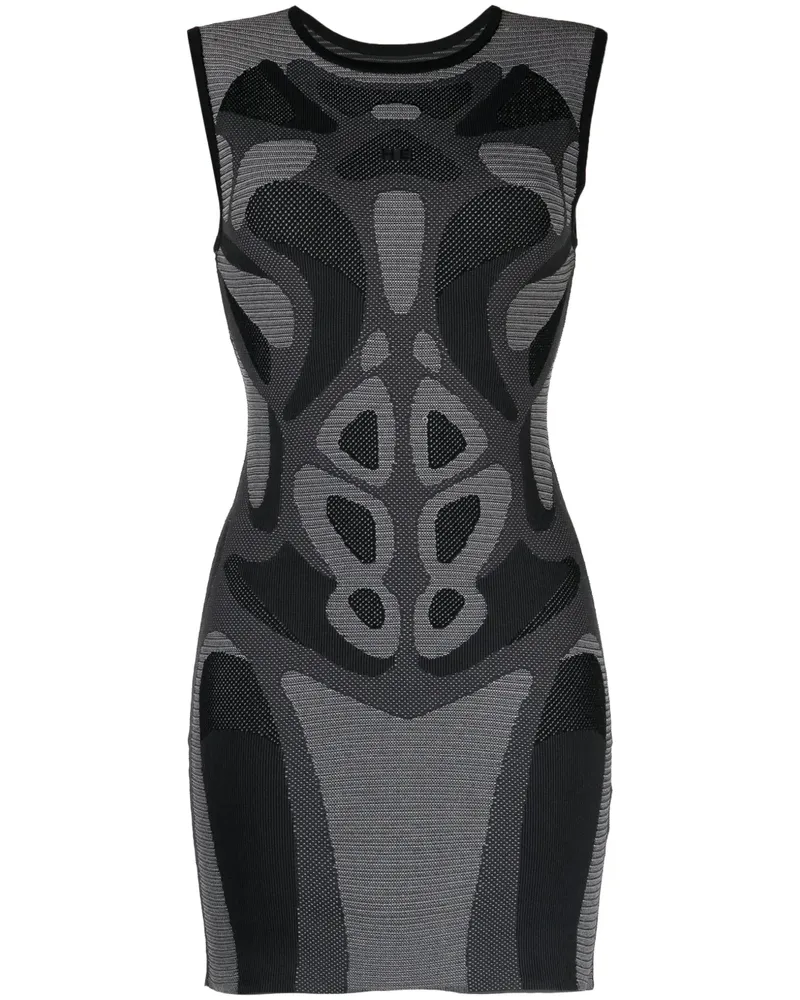 Heliot Emil Kleid mit Muster - Schwarz Schwarz