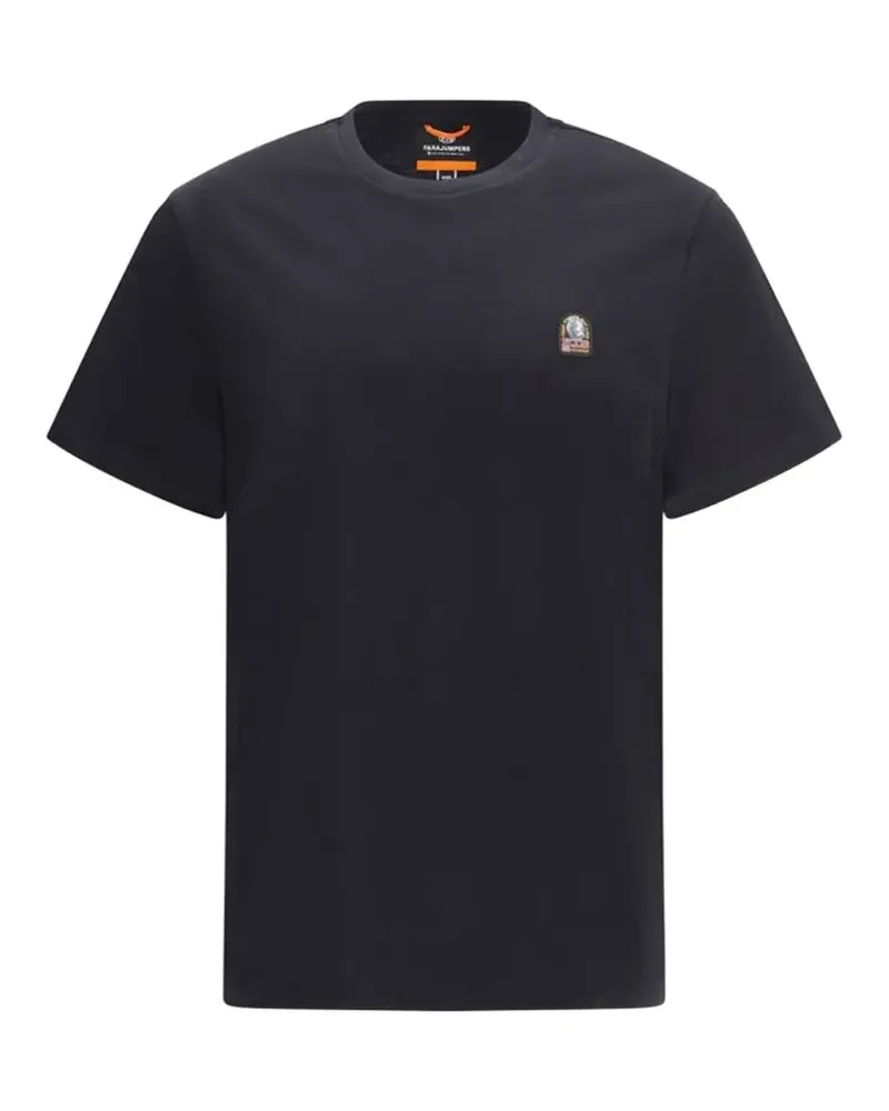 Parajumpers logo-patch T-shirt - Schwarz Schwarz