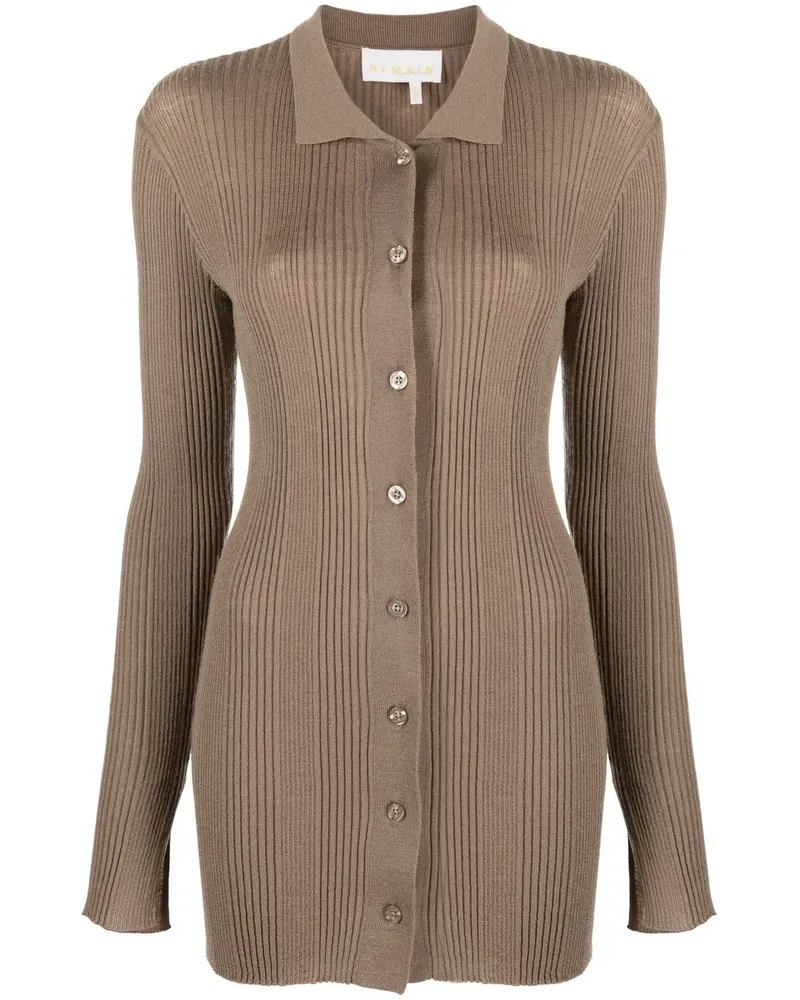 REMAIN Kulia Cardigan - Braun Braun